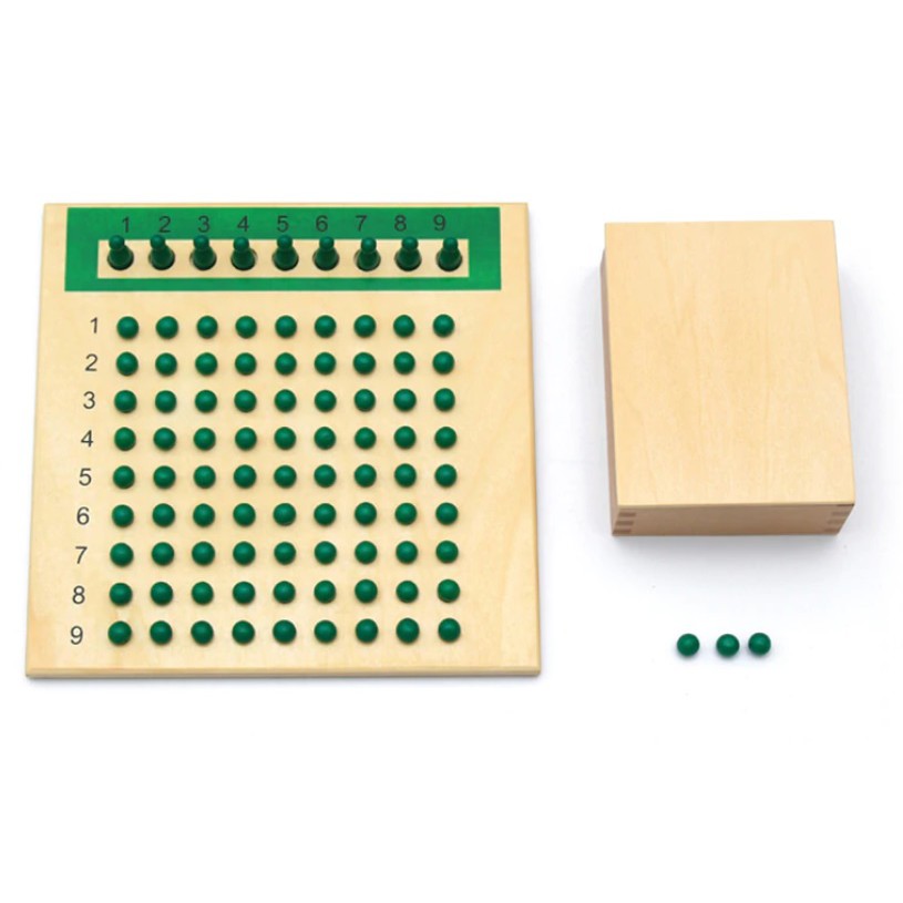 Bảng phép nhân, phép chia Montessori (Multiplication Division Bead Board)