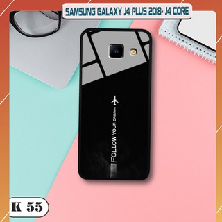 Ốp lưng kính 3D cho Samsung Galaxy J4 PLUS (2018) -J4 CORE