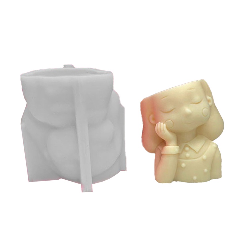 Khuôn silicone Làm Chậu Hoa / Chậu Hoa Trang Trí Đẹp Mắt