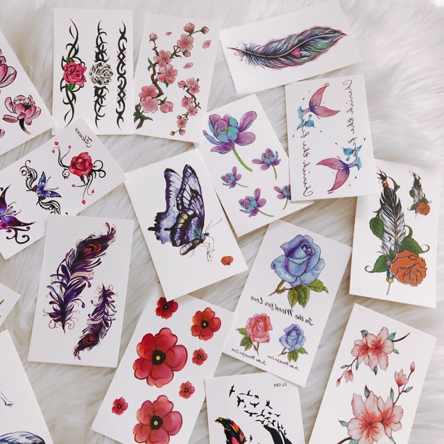 Hình xăm dán mini 50k 30 tấm - tattoo