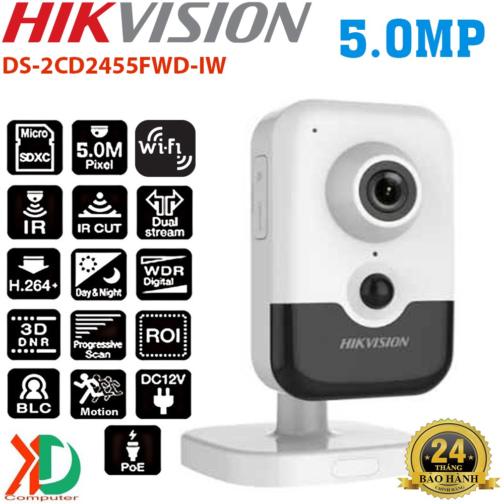 Camera IP Hikvision DS-2CD2455FWD-IW