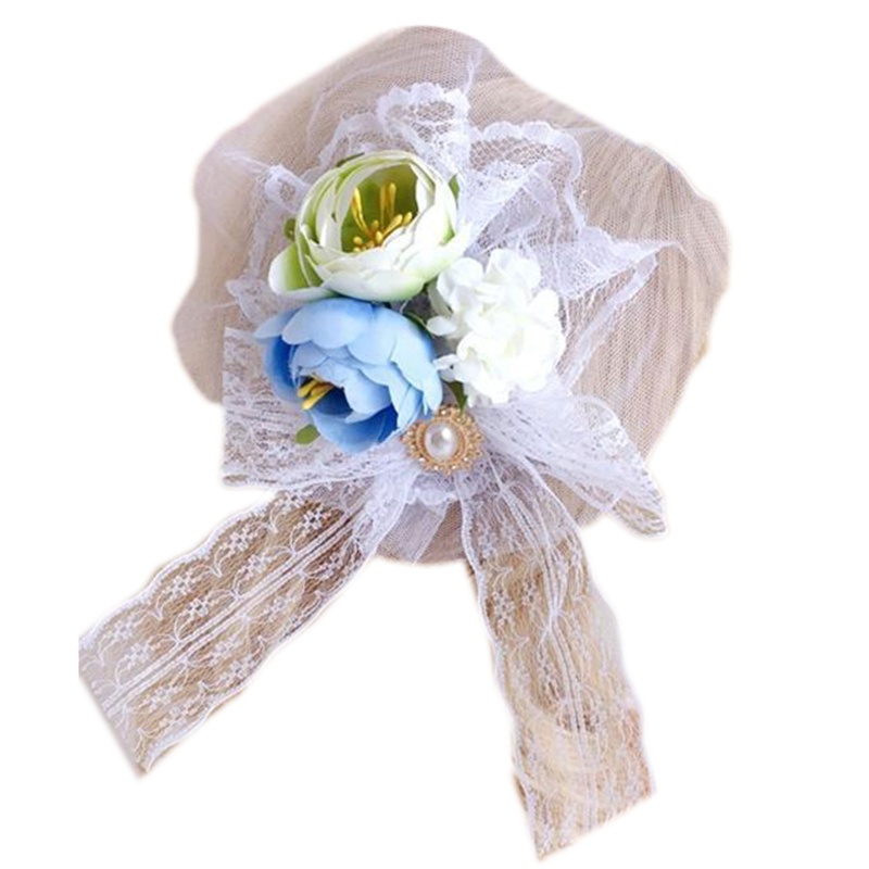 Kẹp Tóc Hình Nơ Hoa Phong Cách Lolita Xinh Xắn Cho Nữ