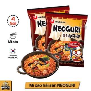 Lốc 4 gói mì xào khô neoguri cay vị hải sản nongshim