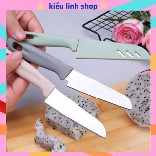 Dao Gọt Hoa Quả, Trái Cây Có Nắp Đậy An Toàn 88197 Kiều Linh Shop