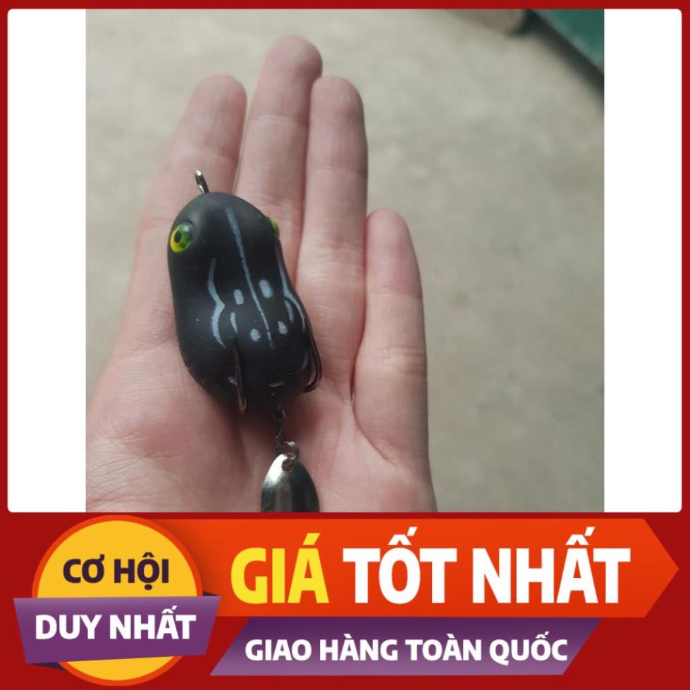 Mồi nhái hơi Thái Lan câu lure, mồi nhái hơi Thái Lan có thìa super frog Shop đồ câu phía bắc