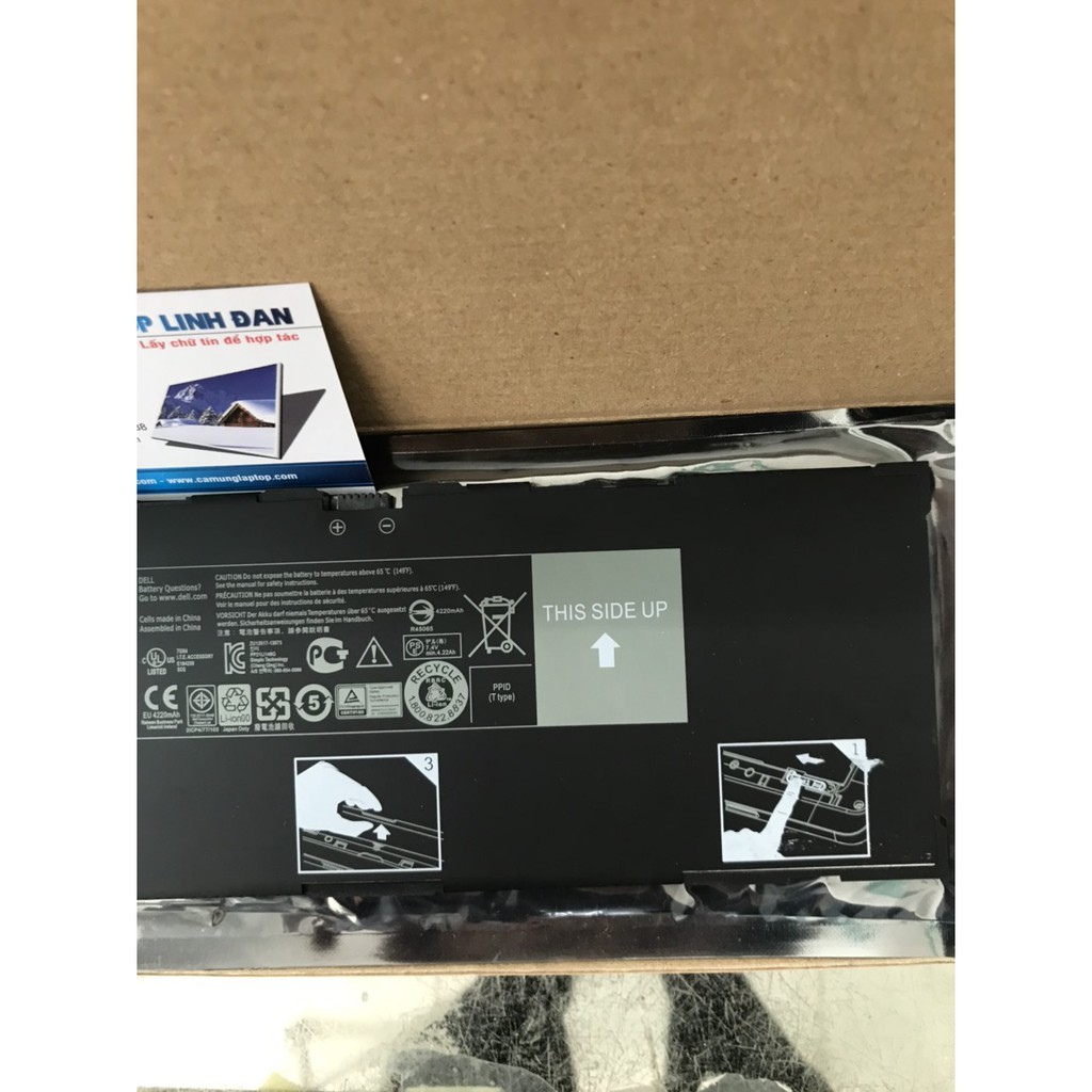 Pin Dell Venue 11 Pro 5130 T06G 9MGCD Battery 32Wh