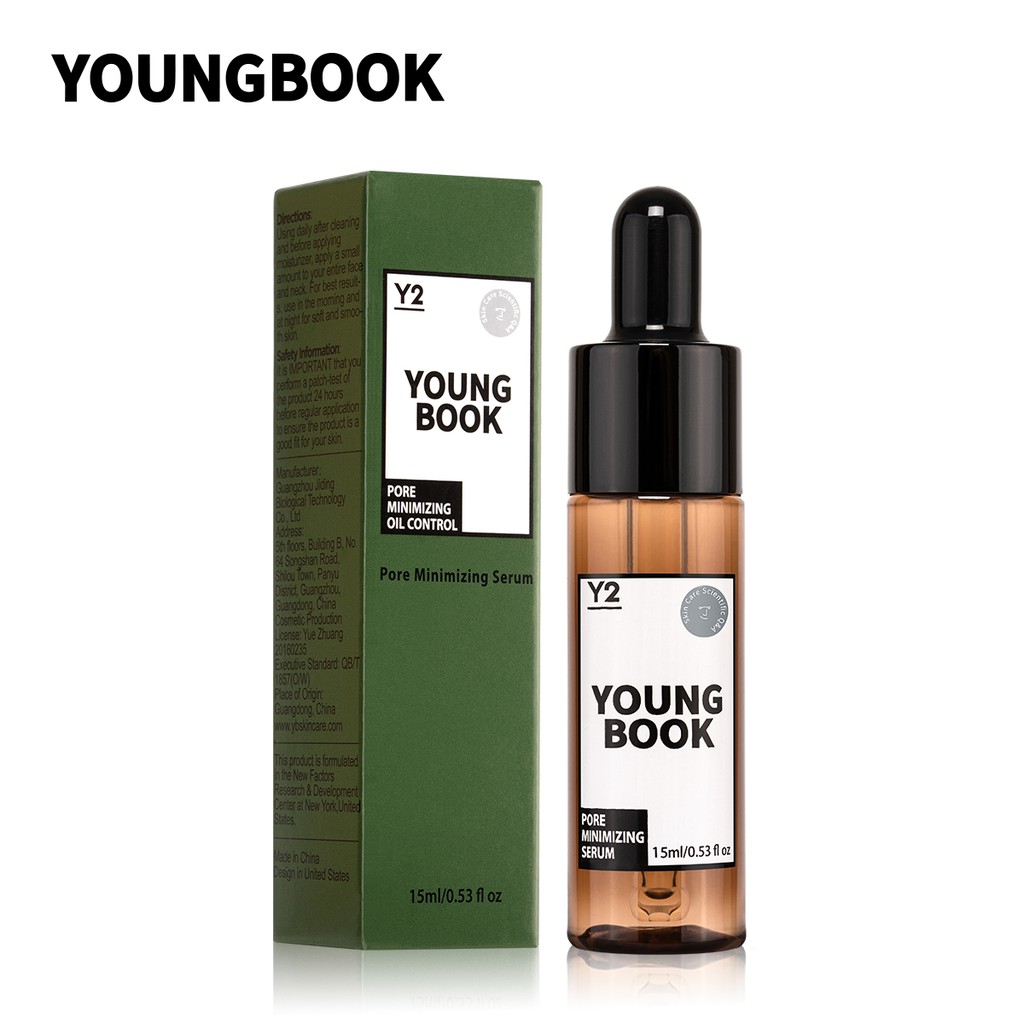 Tinh chất Youngbook thu nhỏ lỗ chân lông kiểm soát dầu làm mịn da thể tích 15ml | BigBuy360 - bigbuy360.vn