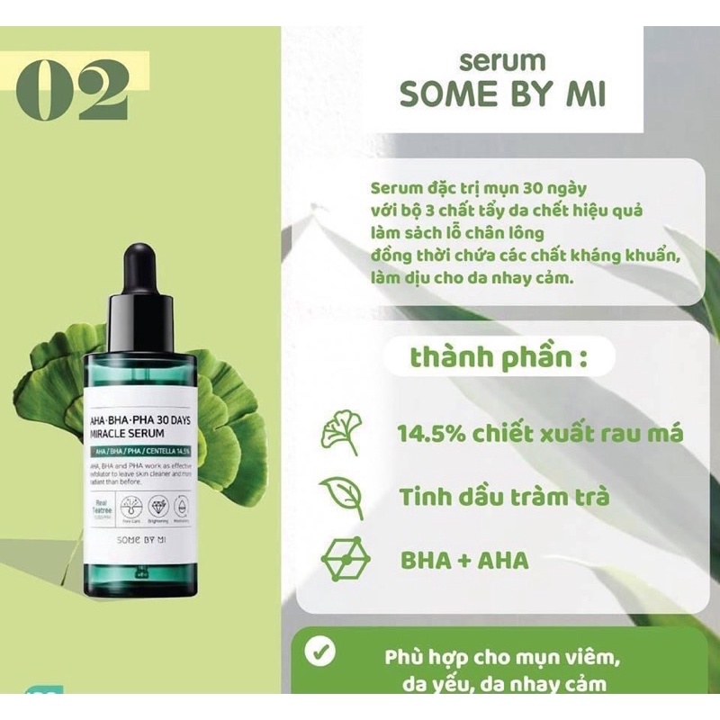 Serum tri mụn Some By Mi AHA-BHA-PHA 30 Days Miracle