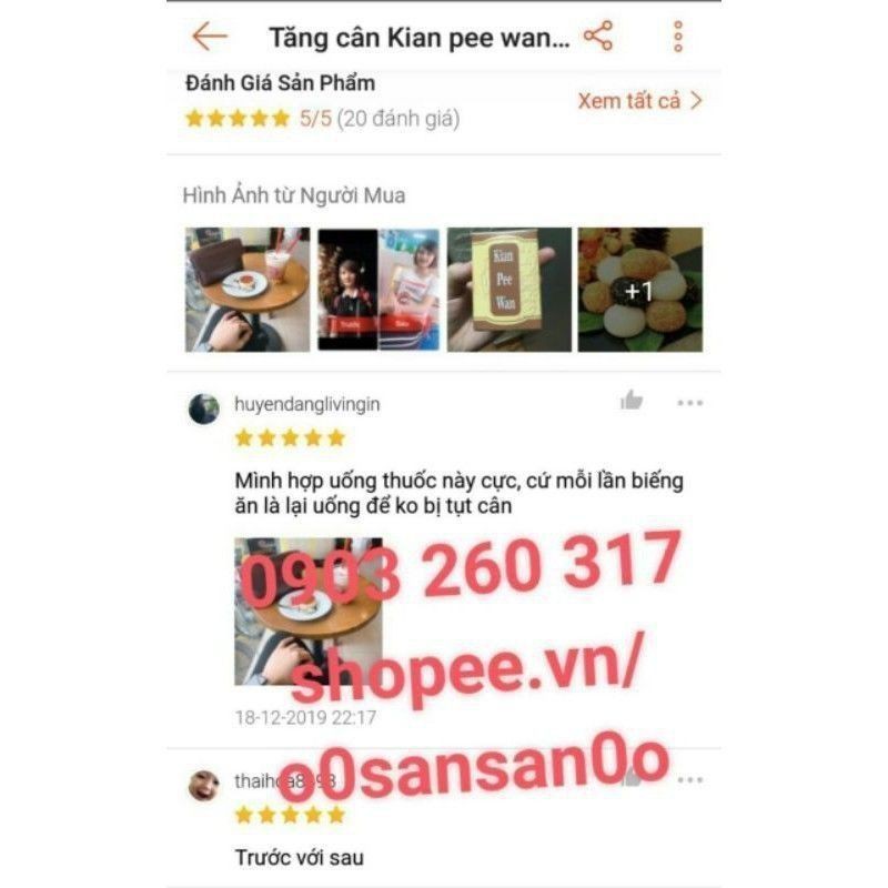 [Mã GROSALEHOT giảm 8% đơn 250K] Kiện tỳ khai vị -Kian pee wan (Tăng cân cho người gầy) | BigBuy360 - bigbuy360.vn