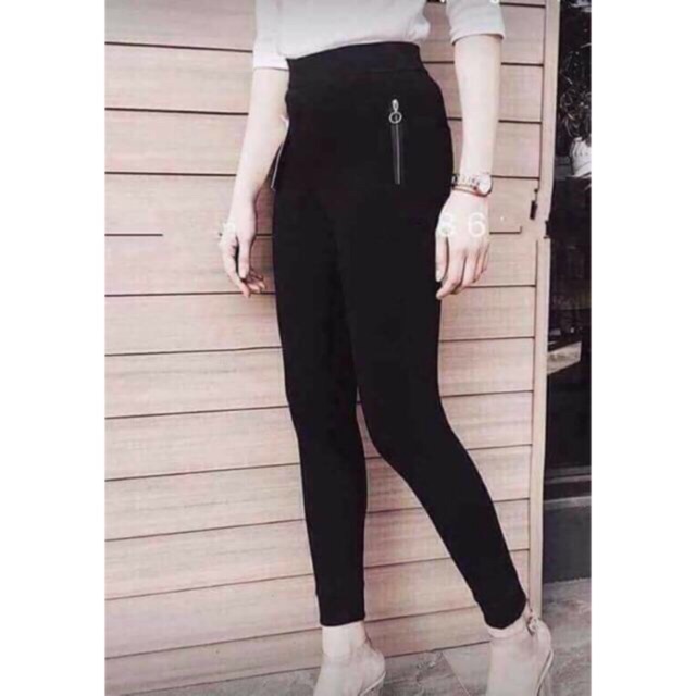 QUẦN LEGGING KHOÁ SƯỜN