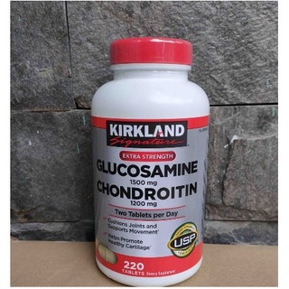 Viên uống bổ khớp Kirkland Glucosamine Chondroitin Mỹ 220 viên