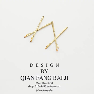 Kẹp tóc retro đơn giản xinh xắn cho nữ