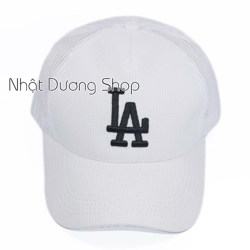 Nón kết lưới LA - Chất liệu Kaki kết hợp với lưới tạo nên sự độc đáo và thoáng mát cho người đội