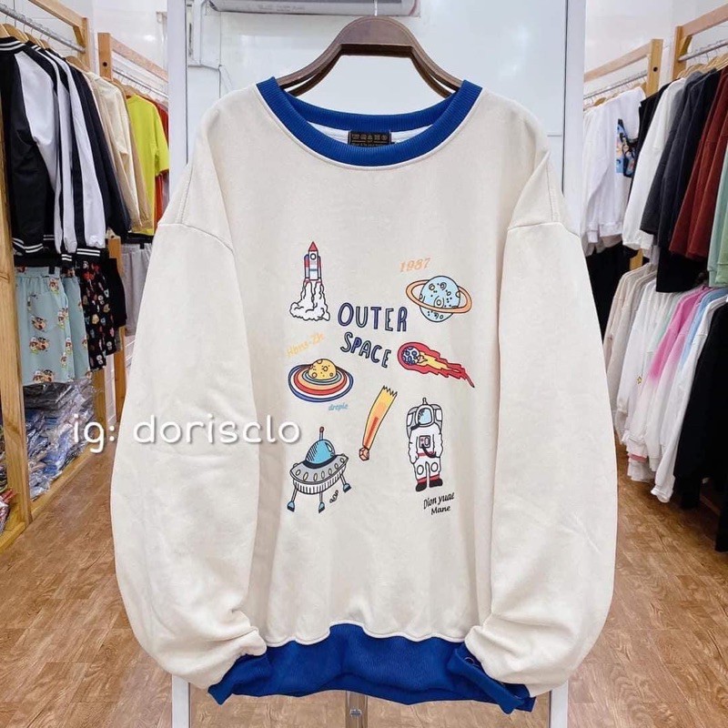 Áo nỉ cổ xanh | BigBuy360 - bigbuy360.vn