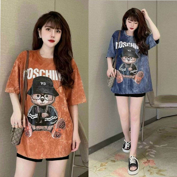 Bộ đồ thể thao nữ phối  hoạ tiết 3D TT40165 t]
