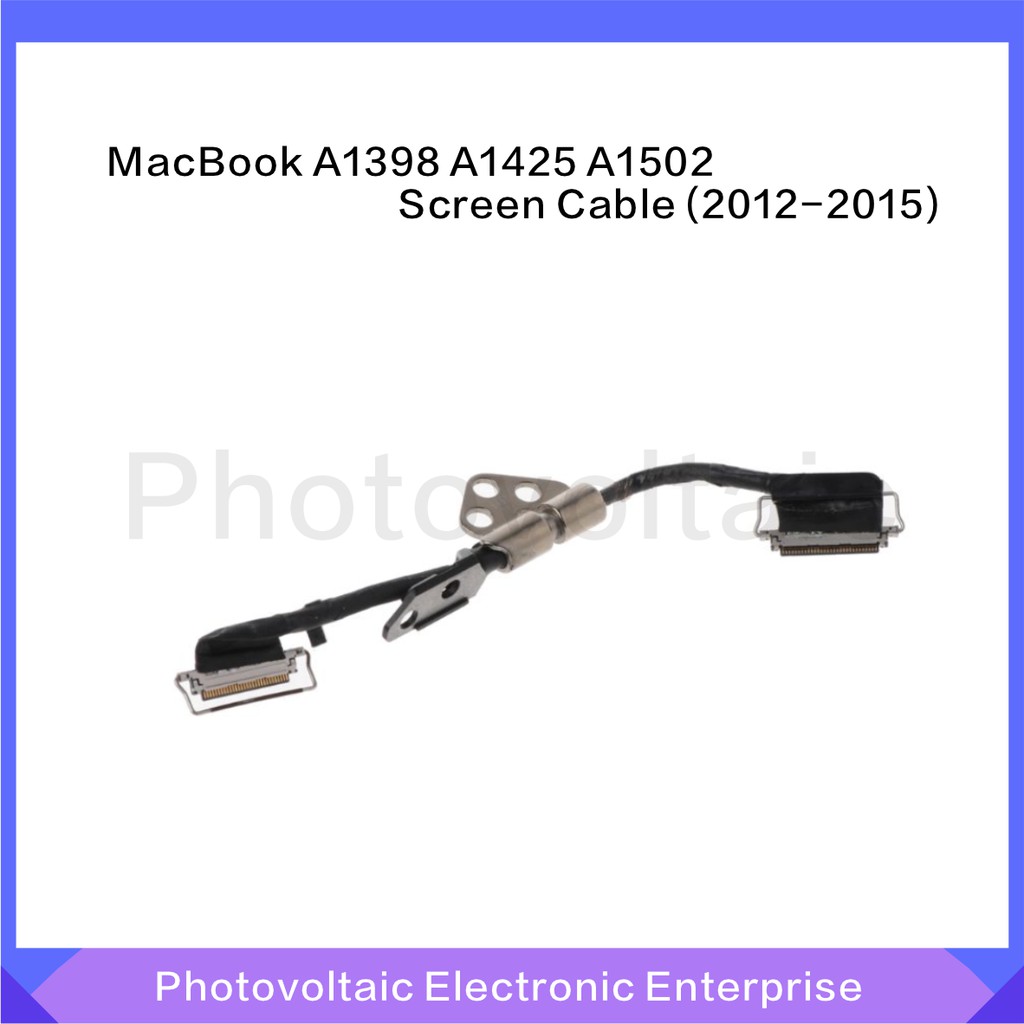 Mới Dây Cáp Màn Hình LCD + Bản Lề 15 "2012 2013 2014 2015 A1398 A1425 A1502 Cho MacBook Pro Retina A1398