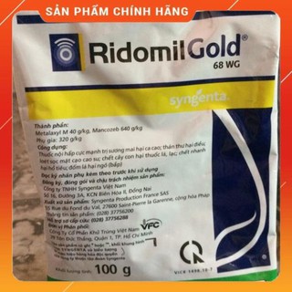 Thuốc trị nấm Ridomil Gold.