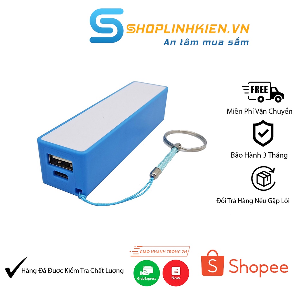 Vỏ Box Sạc Pin Dự Phòng  Vỏ chế đồ đựng pin 18650