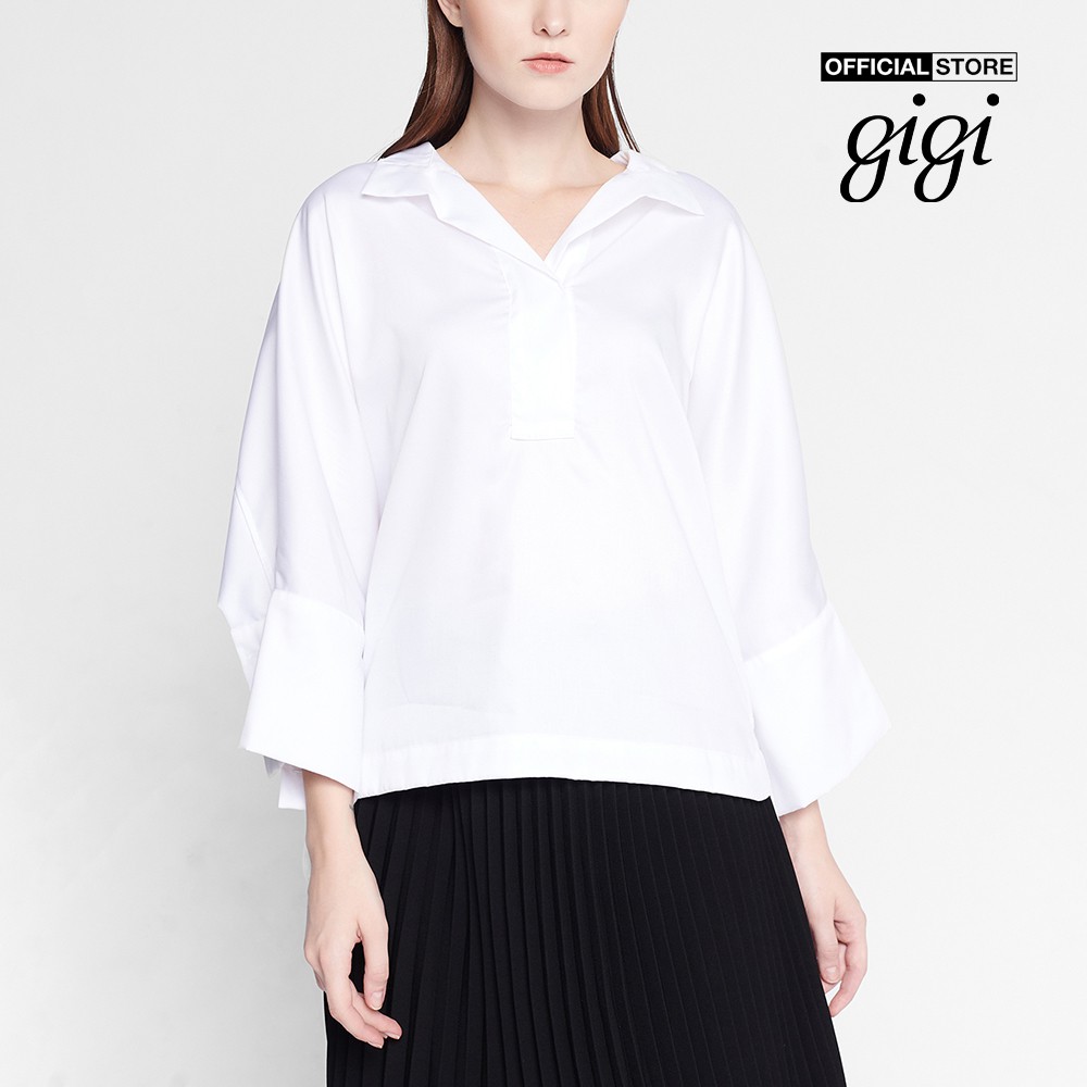 Gigi - Áo kiểu nữ cổ bẻ phom suông Dolman Sleeve Henly G11081202217-00