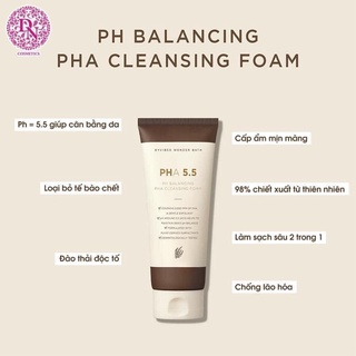 [CHÍNH HÃNG] SỮA RỬA MẶT CÂN BẰNG DA PHA 5.5 pH Blancing PHA Cleansing Foam 130ml