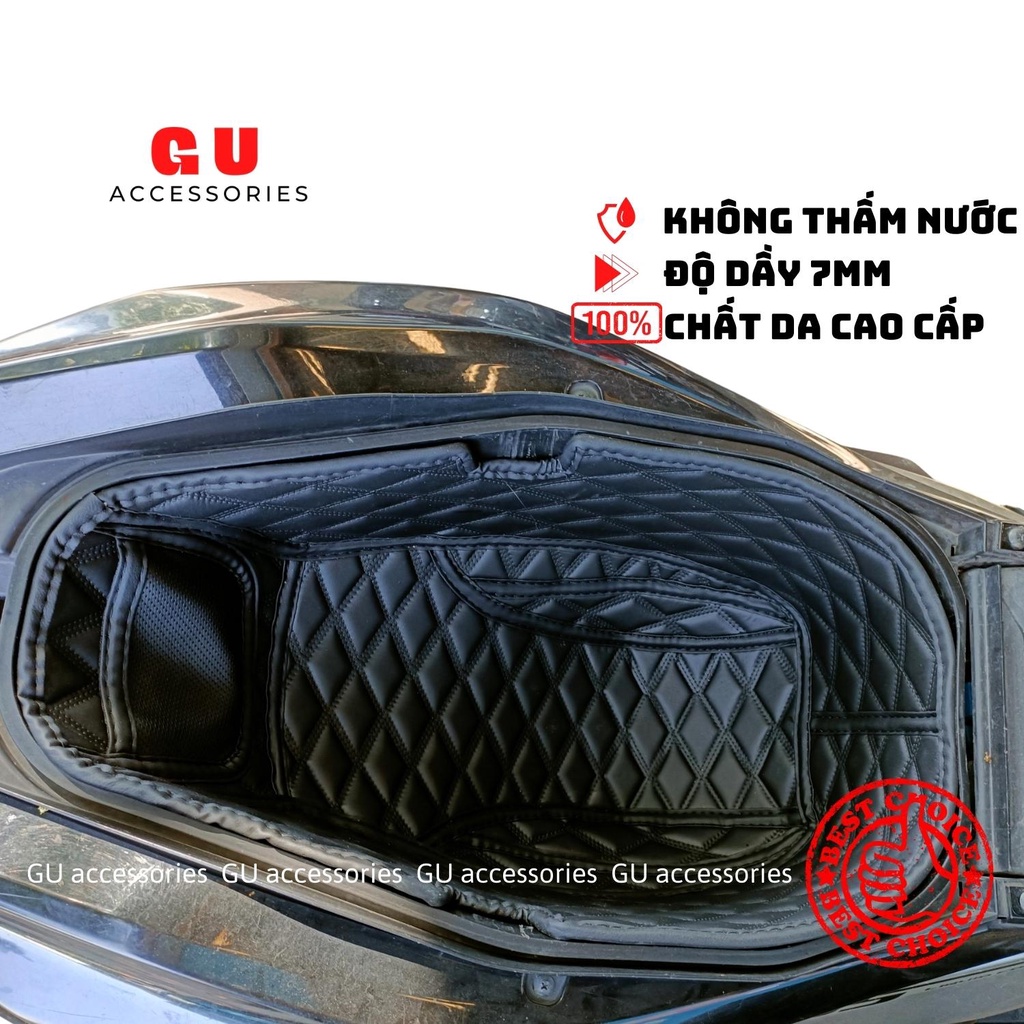Lót cốp xe máy YAMAHA NVX V1 V2 V3 chống nóng chống sốc hiệu quả thiết kế có túi để giấy tờ xe tiện dụng hàng cao cấp GU