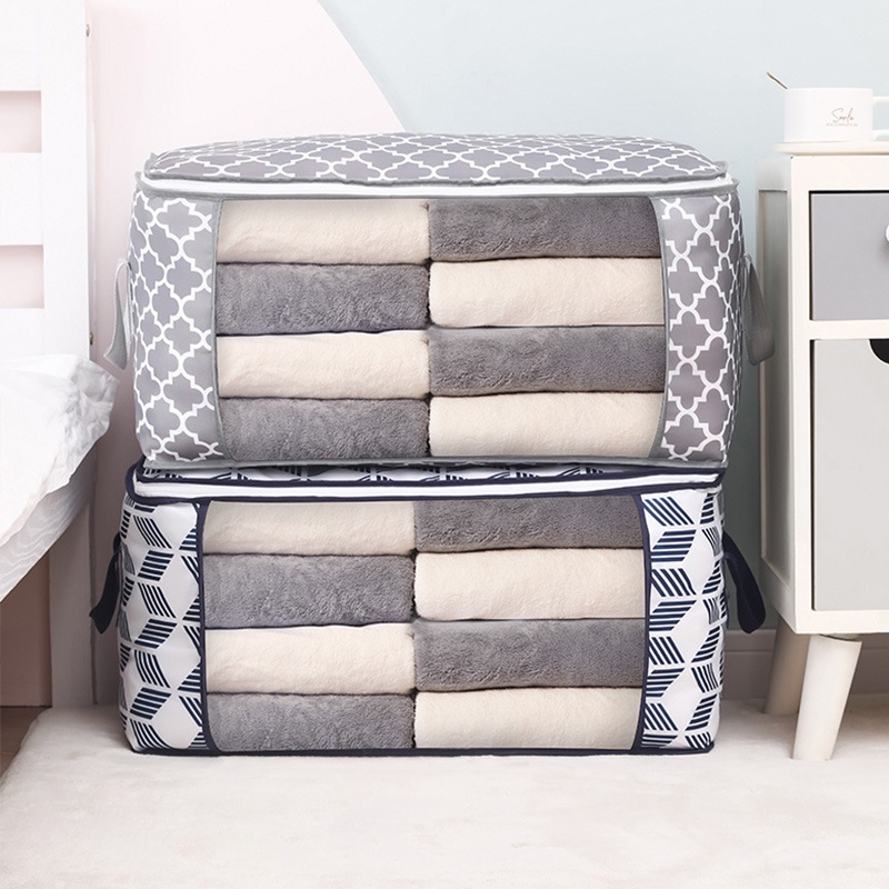 Túi đựng quần áo chăn màn ga gối, túi để đồ dùng cỡ lớn vải chống ẩm mốc