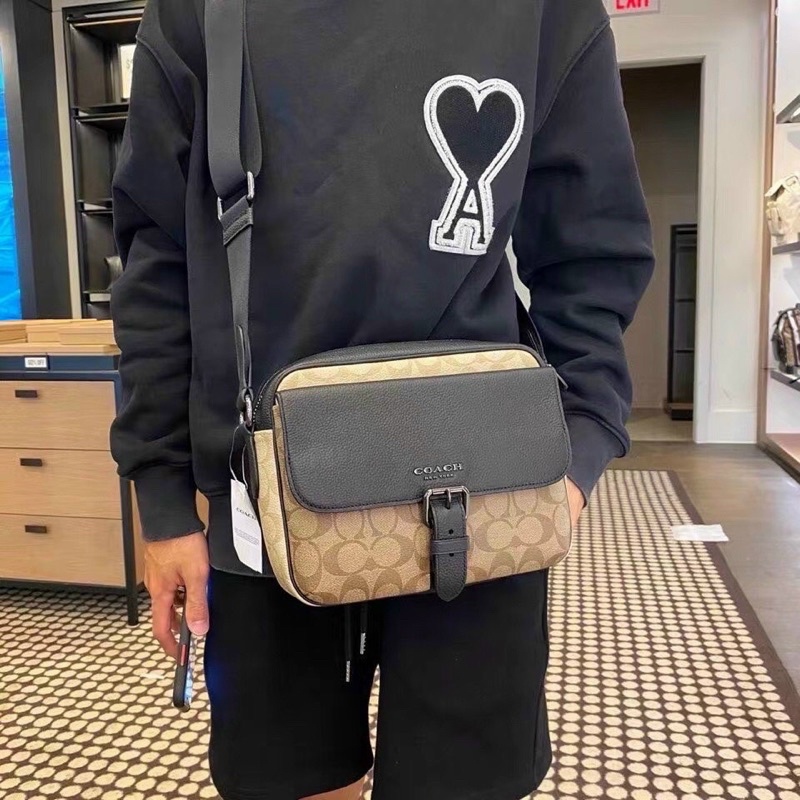 JEN - Túi đeo chéo Nam dáng hộp lịch lãm