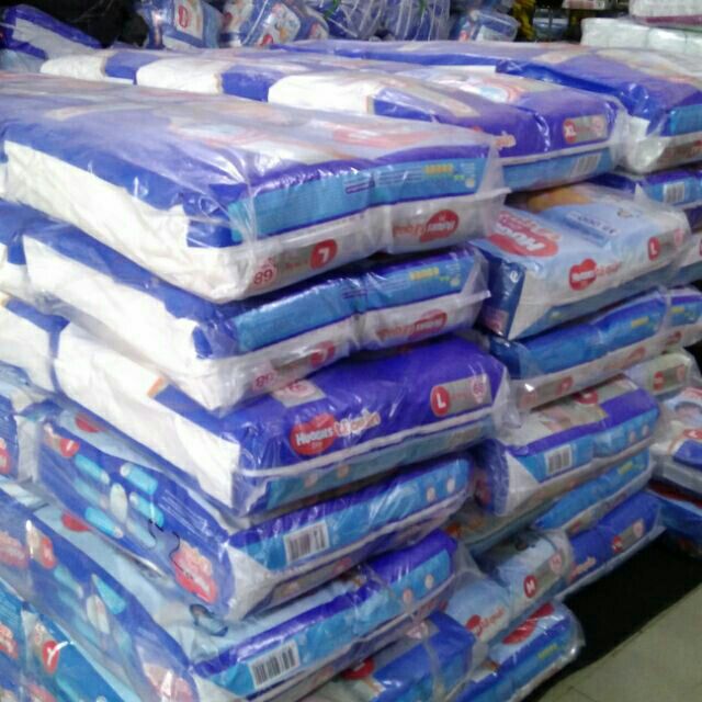 Tã huggies pant mới đệm mây co giãn. Quần L68/XL62/XXL56
