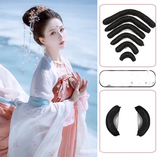 Búi độn phồng tóc 2 bên búi xúc xích