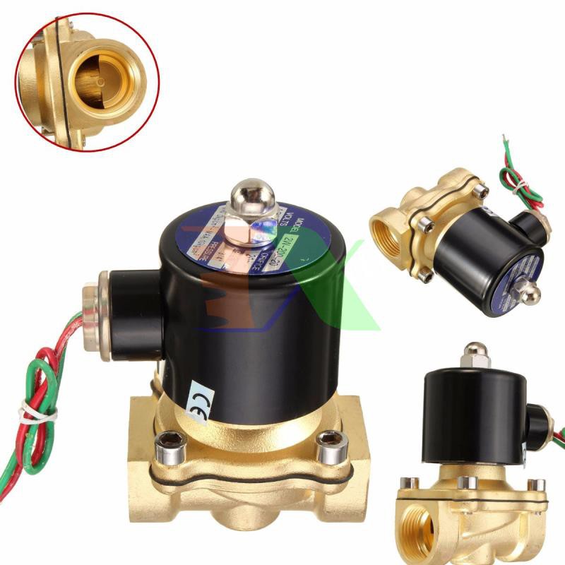 Van điện từ 2W-500-50 2&quot;, Φ63 mm, Van điện từ lõi đồng AC 220V, Solenoid valve