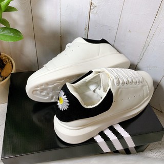 Giày sneaker đế cao trắng cặp nam nữ, lót xịn 632