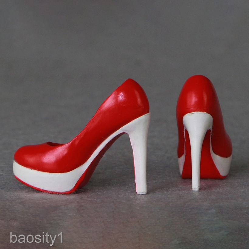 Giày Cao Gót Dành Cho Mô Hình Búp Bê nữ 12 ''