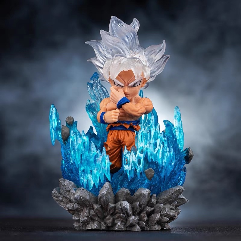 Mô hình Dragon Ball Nhân Vật Goku Ultra Instinct, Vegeta, Broly Hiệu Ứng Led