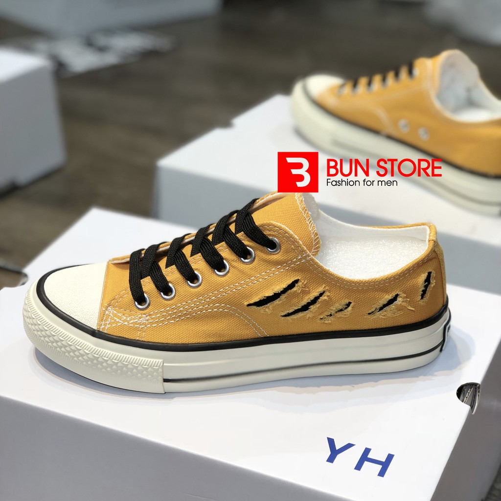 GIÀY THỂ THAO NAM và NỮ SNEAKER CỔ THẤP ĐẸP MIX RÁCH PHONG CÁCH TRẺ TRUNG CV209 LOẠI 1