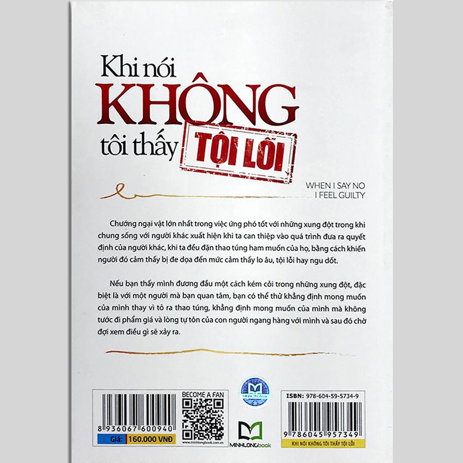 Sách - Khi nói không, tôi thấy tội lỗi