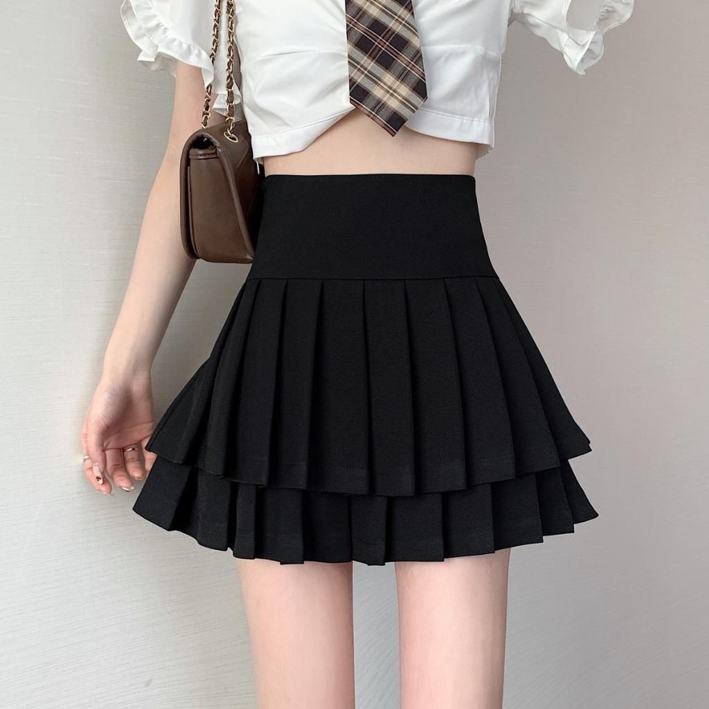 Chân Váy Xếp Ly 2 Tầng Siêu Hot