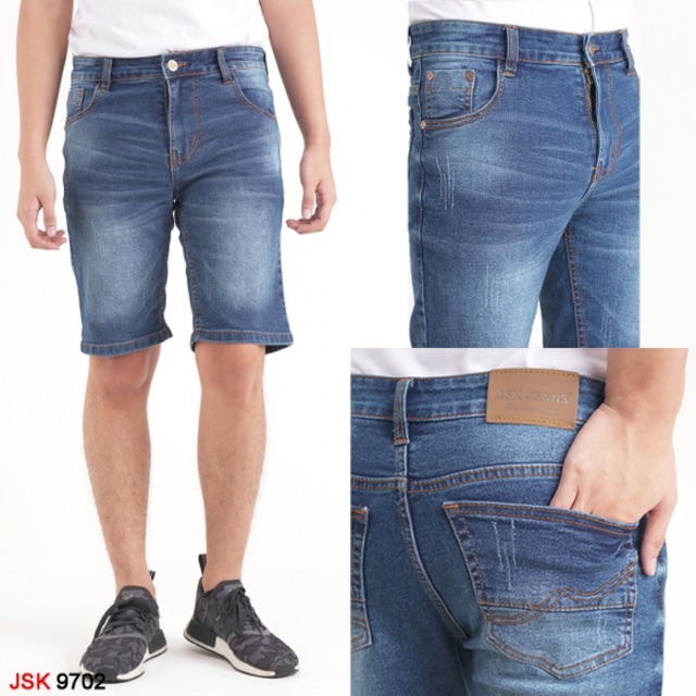 Quần Short Jean Thiết Kế Năng Động Hợp Thời Trang Cho Nam