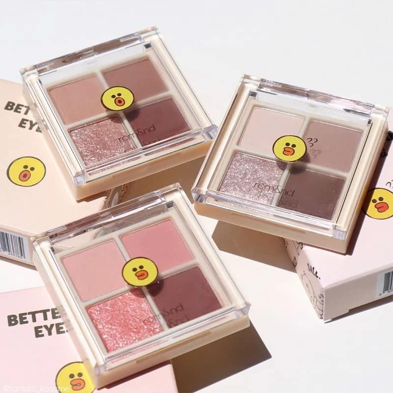 [100% AUTH] Bảng Phấn Mắt 4 Ô Romand Better Than Eyes mini