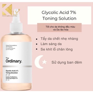 Toner The Ordinary Glycolic acid 7%