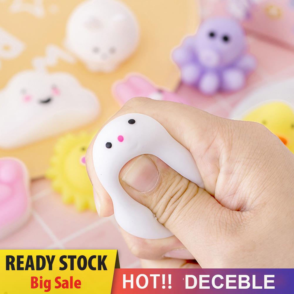 deceble Cartoon Cute Mochi Animal Mini Squeeze Toys Decompression Stress Relief Toy