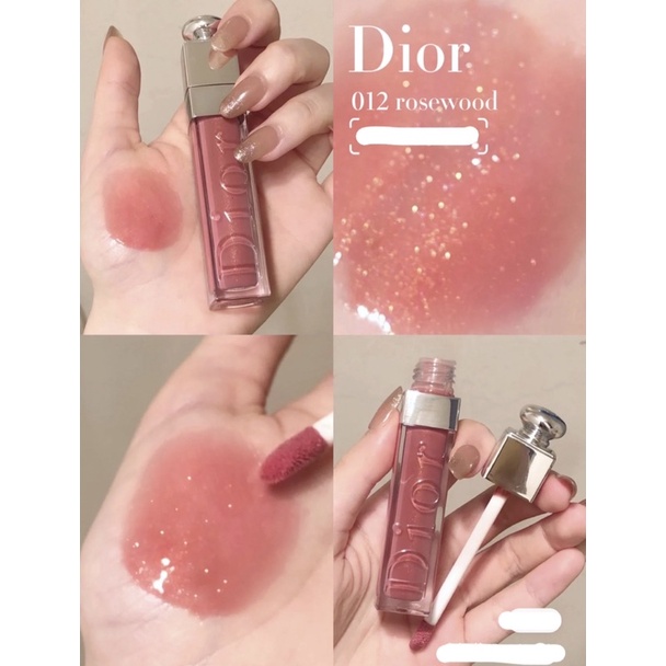 Son Dior Lip Maximizer Hyaluronic Lip Plumper màu 012 Rosewood FULLSIZE UNBOX