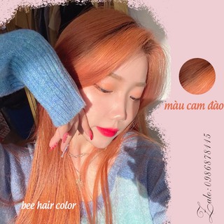 Thuốc nhộm tóc MÀU CAM ĐÀO . thuốc nhuộm tóc tại nhà