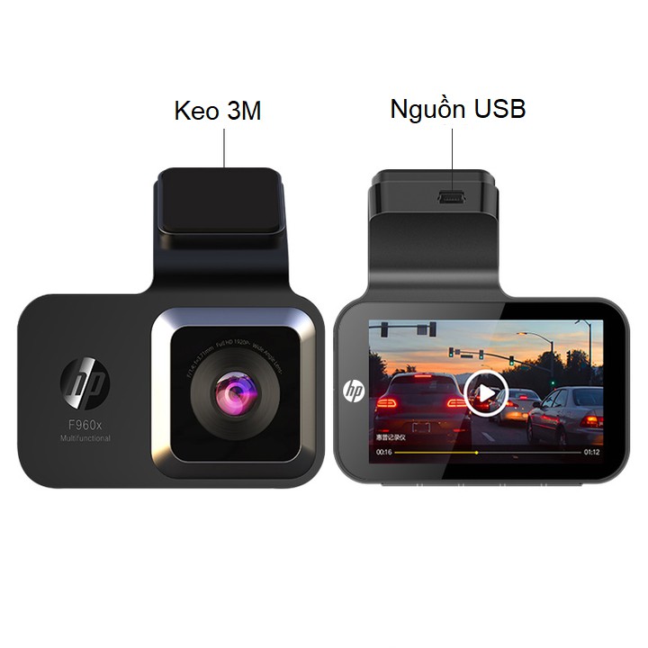 Camera hành trình ô tô HP f960x tích hợp Wifi GPS | BigBuy360 - bigbuy360.vn