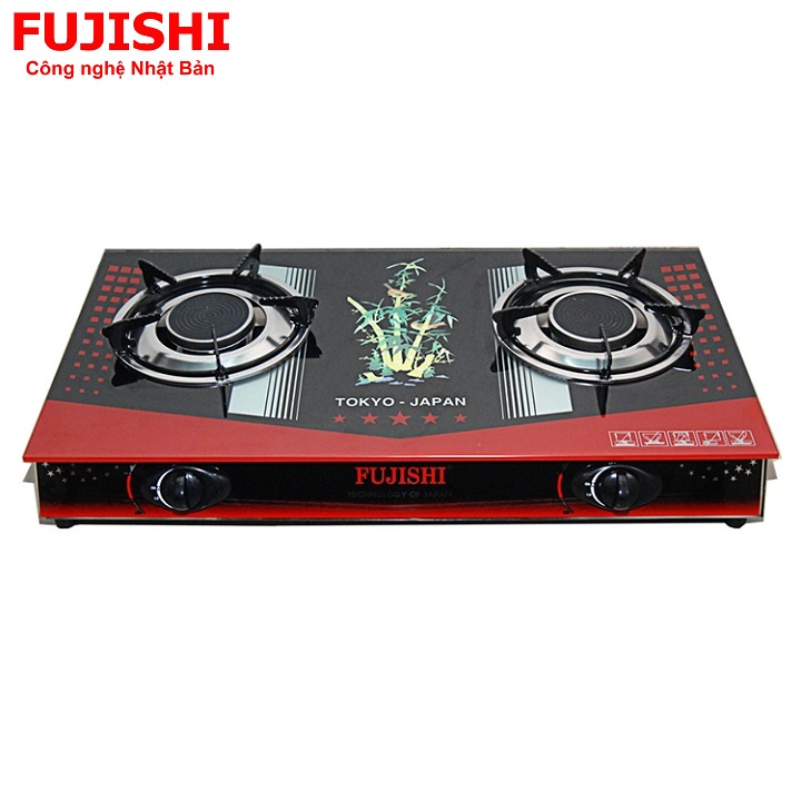 Bếp gas đôi hồng ngoại Fujishi FM-H790-HN - Đầu đốt Ceramic tiết kiệm gas, BH Chính hãng 01 Năm