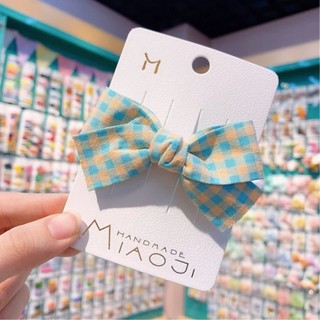 Combo 2 Kẹp Tóc Mái Nơ Cute Dễ Thương Cho Bạn Gái Bé Gái
