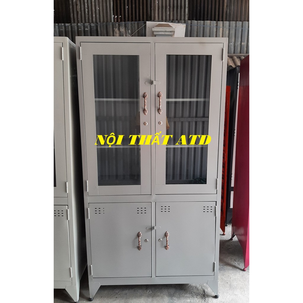 Tủ hồ sơ kiếng sơn tĩnh điện, tủ hồ sơ văn phòng, tủ đồ cá nhân mới 100%