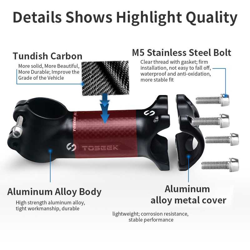 Pô Tăng Xe Đạp Leo Núi Bằng Sợi Carbon + Hợp Kim Nhôm