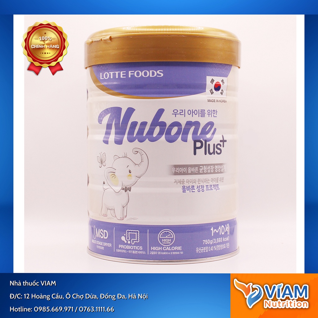 Sữa bột Nubone Plus 750g