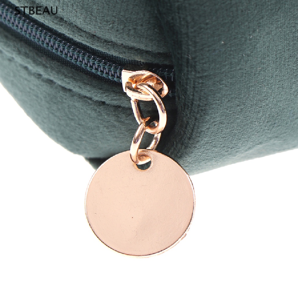 [Hàng mới về] Túi đựng mỹ phẩm bằng vải nhung tiện dụng mang theo khi đi du lịch