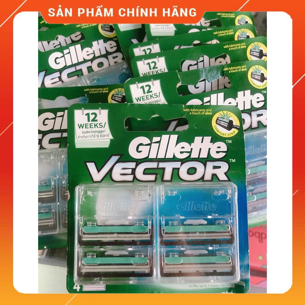 Lưỡi dao cạo Gillette Vector 2 lưỡi kép